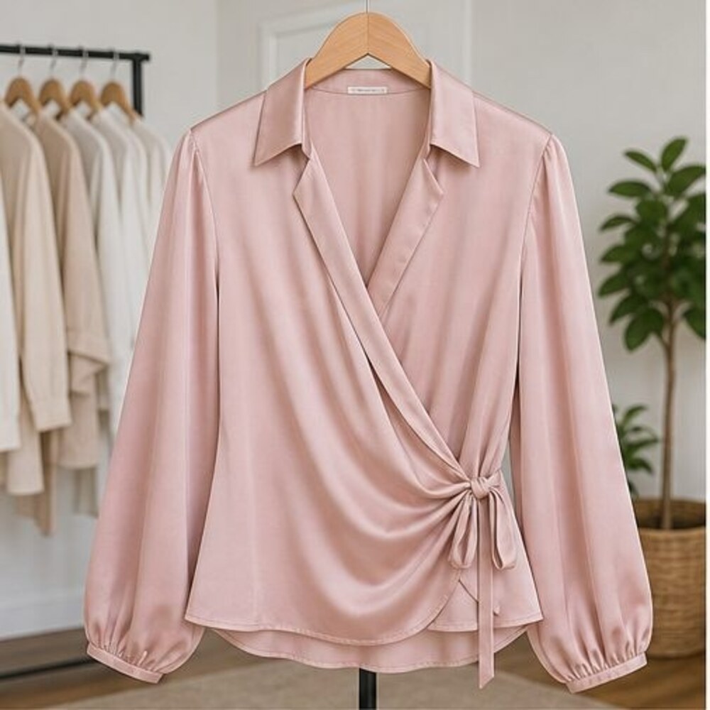 Blush V Neck Top